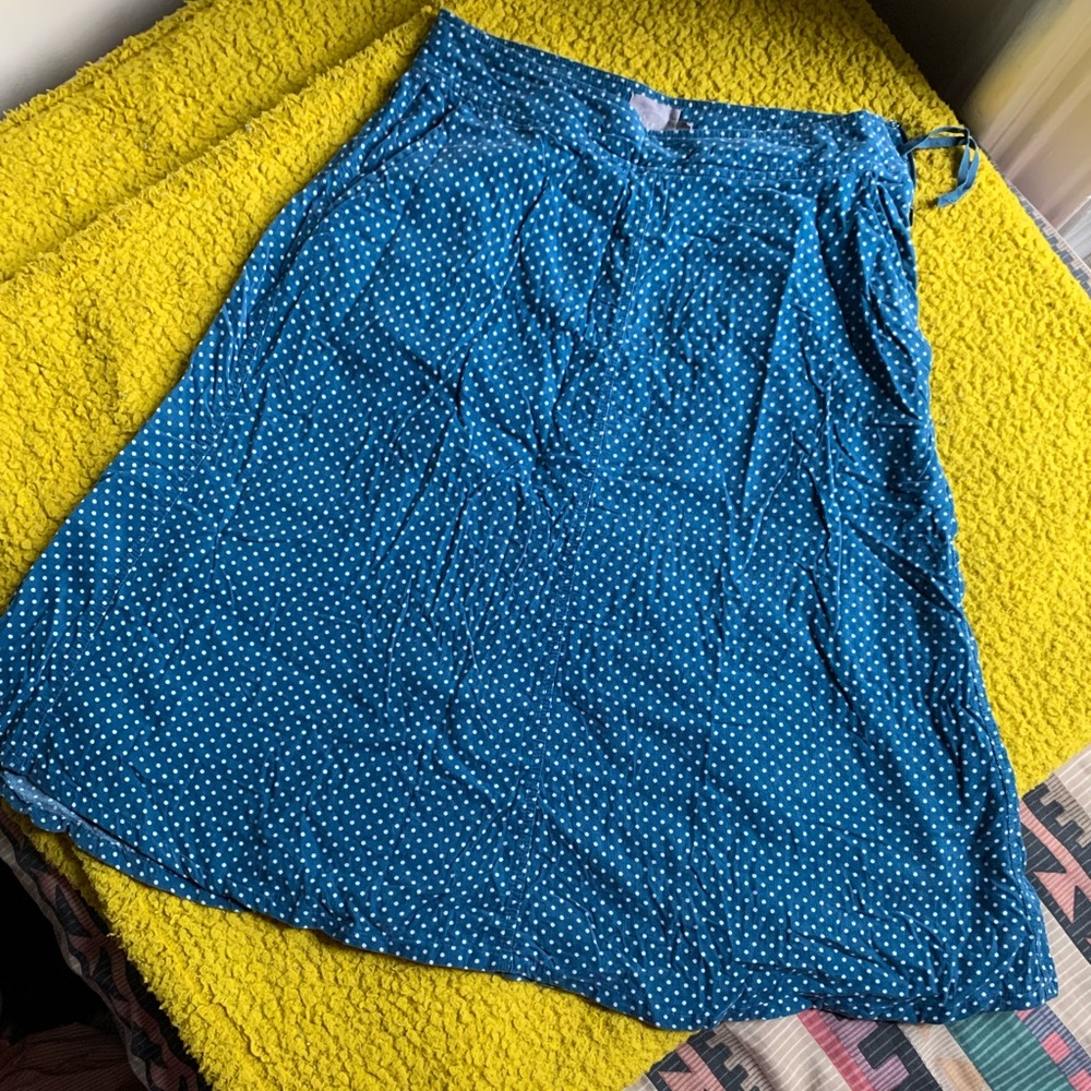 Corduroy and Polka DOT skirt with POCKETS